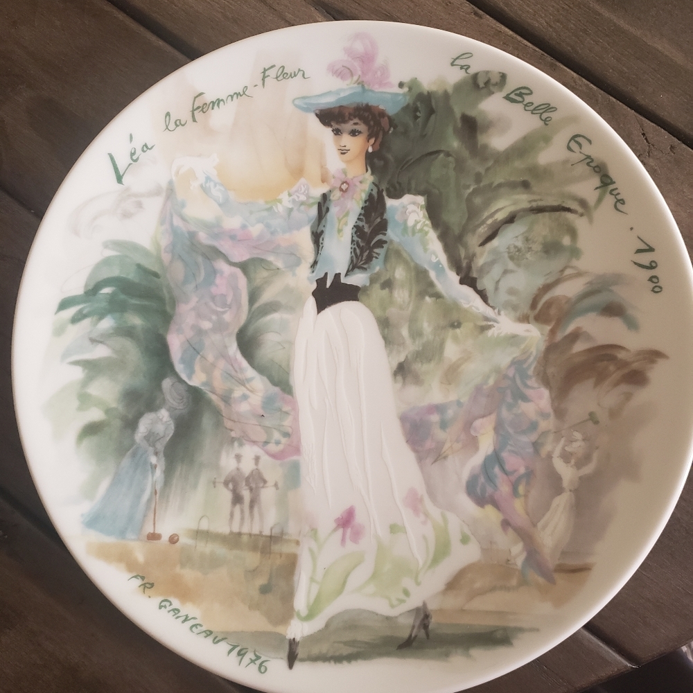 Vintage Limoges collectors plate France #4